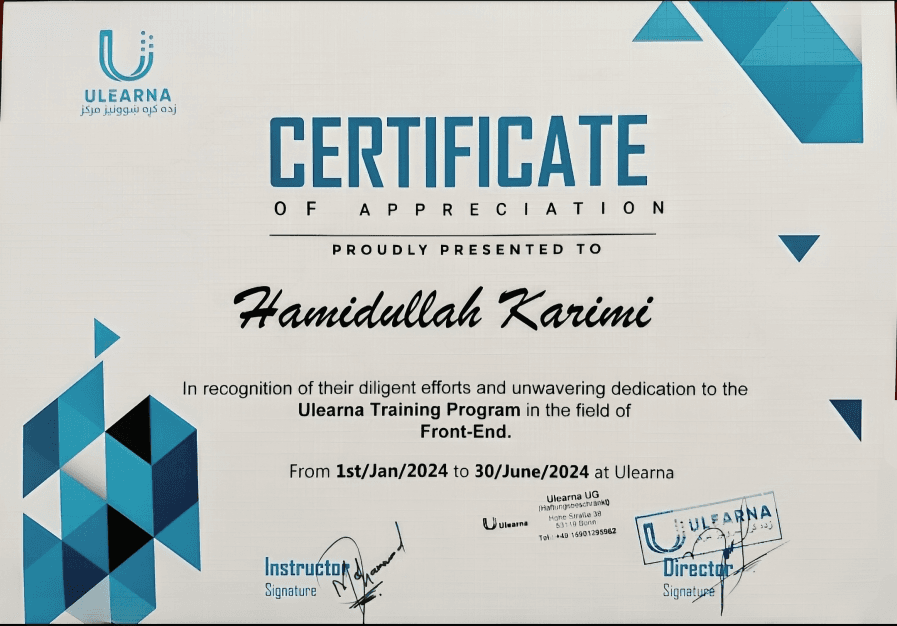 Frontend Development